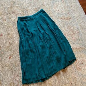 J. Crew Teal A-Line Skirt
